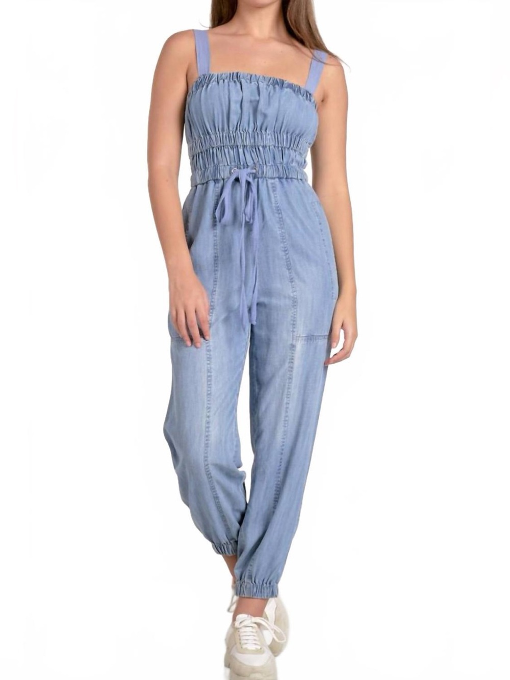 NWT, Ret. $84, Elan Tencel Jumpsuit (M)